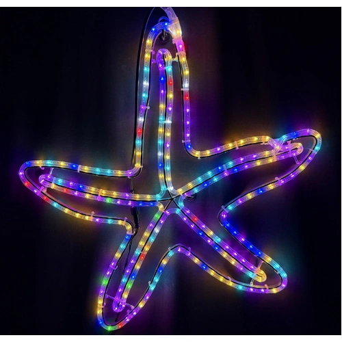 RGB Starfish Rope Light Motif 