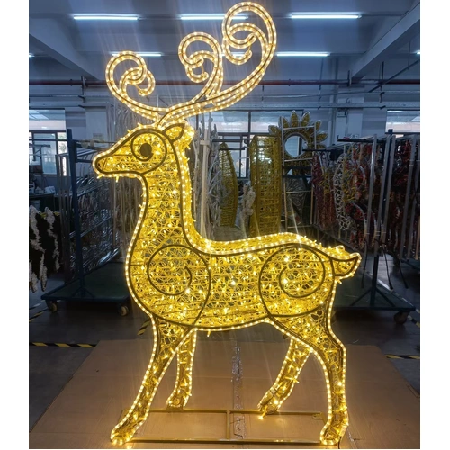 3D Reindeer with Head Up 