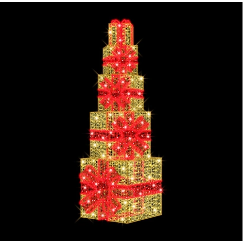 Warm White Giant Present Stack Rope Light Motif - PREORDER FOR 2026