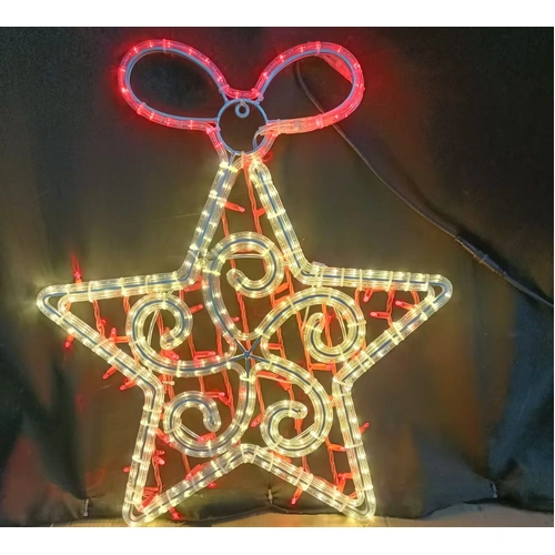Swirl Star Rope Light Motif - PREORDER FOR 2026