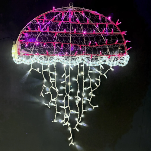 2D Ocean Jelly Fish Rope Light Motif
