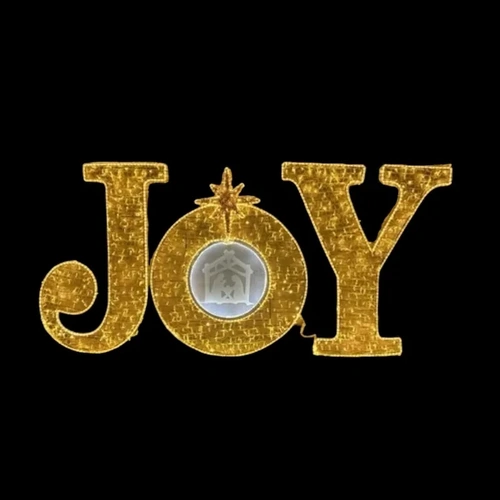 Giant JOY Rope Light Motif