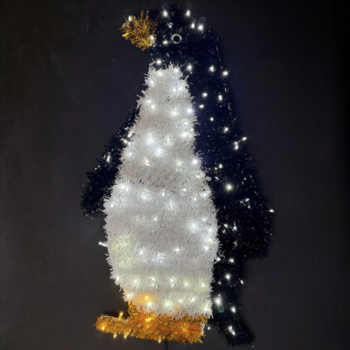 Left Black/White Penguin Motif 