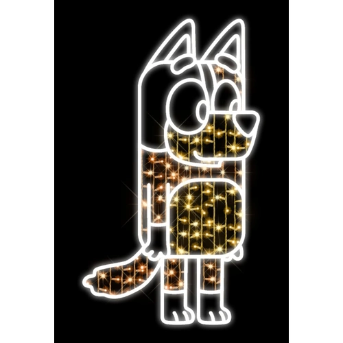 Mum Red Dog Rope Light Motif - PREORDER FOR 2026