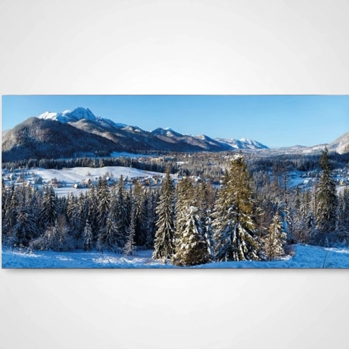 XL Winter Village Background Cloth - PREORDER
