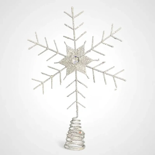 Silver Star Tree Topper