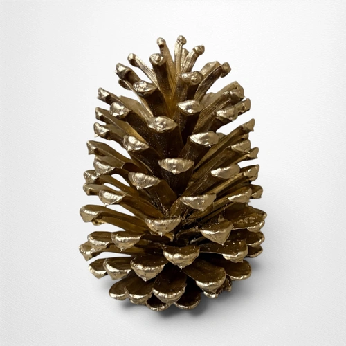 Gold Glitter Pine Cone
