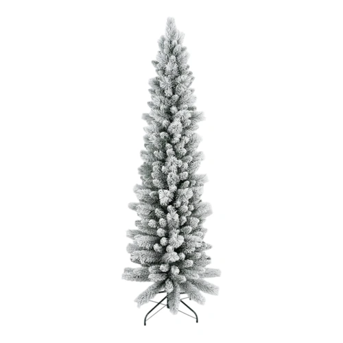 1.8M Ultra Slim Snowy Alpine Christmas Tree