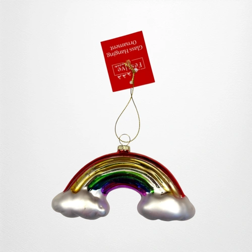 Glass Rainbow Hanging Ornament