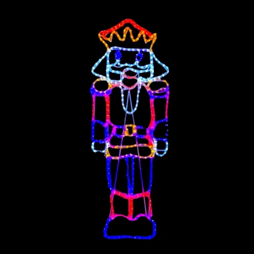 127cm Nutcracker King Rope Light Motif