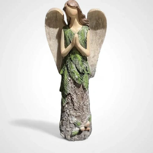 2 Assorted Pine Cone Angels