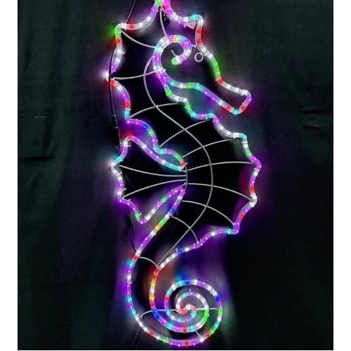 RGB Sea Horse Rope Light Motif