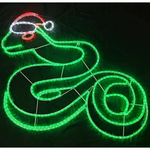 Christmas Snake Rope Light Motif