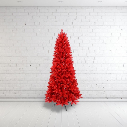 6 Foot Red  Christmas Tree 