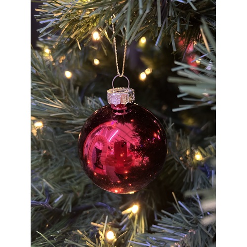 Gloss Red Tree Bauble