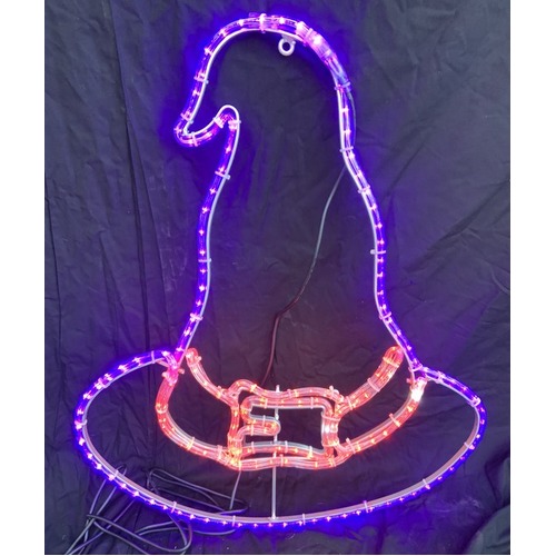 Witches Hat Halloween Rope Light Motif
