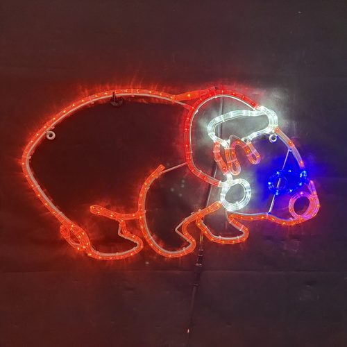 Christmas Wombat Rope Light Motif 