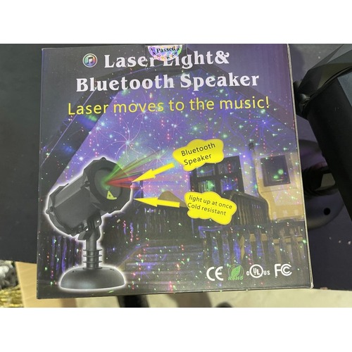 Laser Light with Bluetooth Speaker