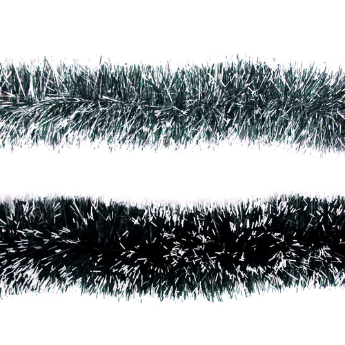 Snow Tipped Tinsel 2m - 2 assorted