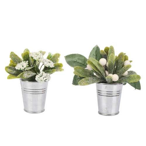 White Berry Flower Pot - 2 choices