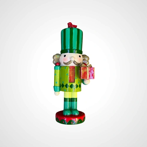 Nutcracker with Gift - 29cm high