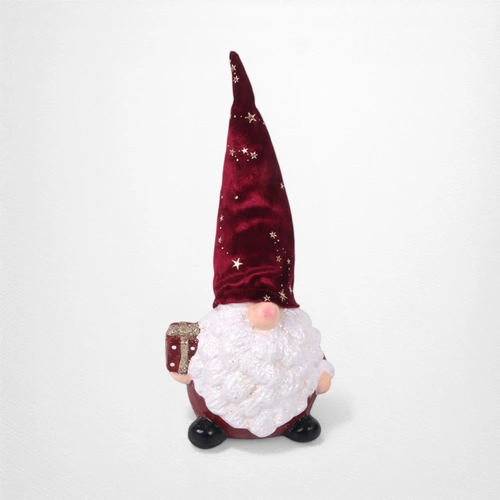 Gnome Santa 27cm