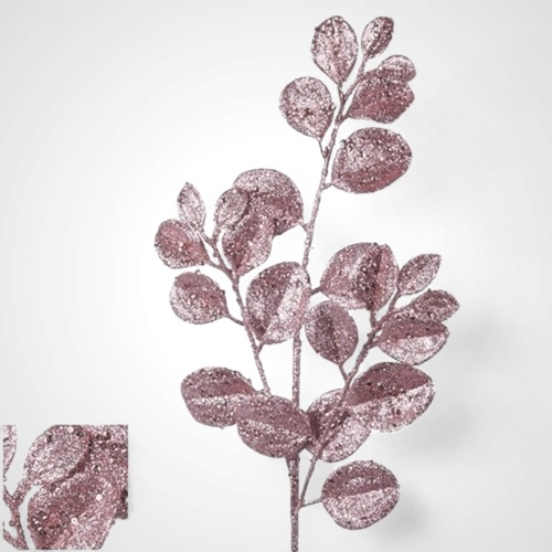 Dusty Pink  Gum Leaf Stem - 70cm
