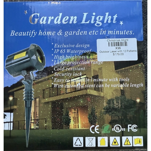 Outdoor Laser with 12 Patterns 