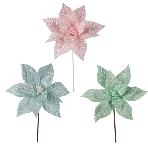 Mint Fairy Floss Poinsettias