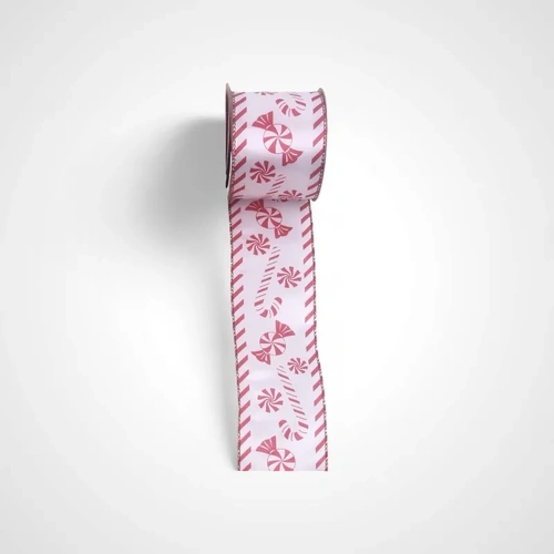 White & Red Candy Ribbon