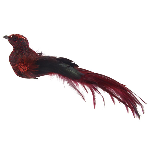 Red Bird with clip