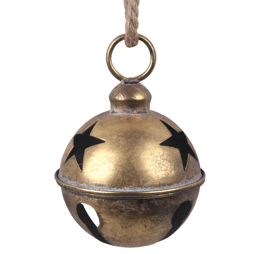 16cm Antique Gold Antique Metal Bell