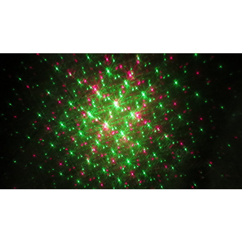 Outdoor Red and Green Flashing Laser with 8 Christmas Patterns  