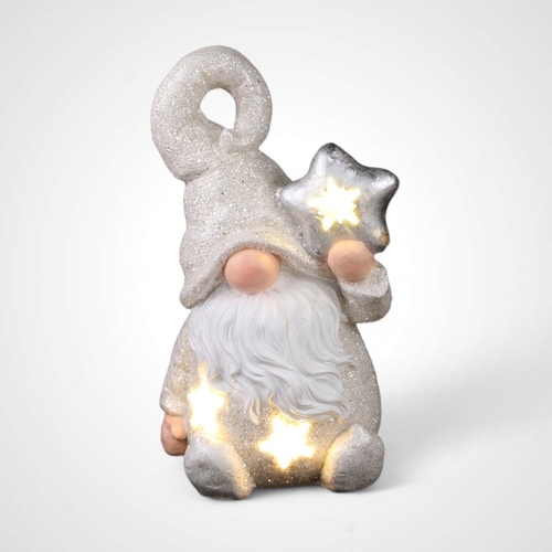 White Magenta Gnome w/Light Up