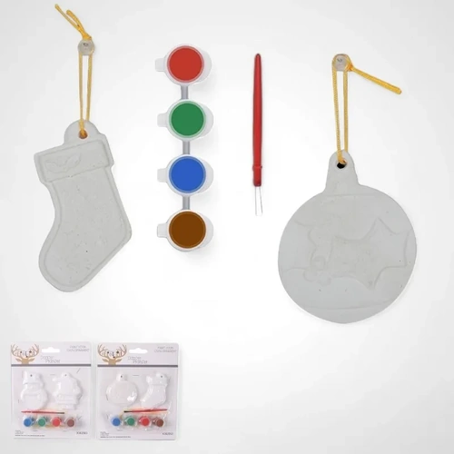 2pk Christmas Paint Your Own Character