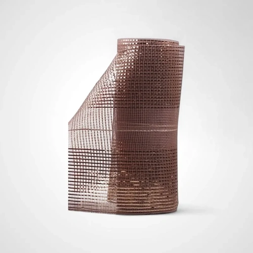 Pink Metallic Mesh Roll