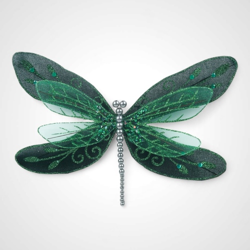 Emerald Dragonfly with clip