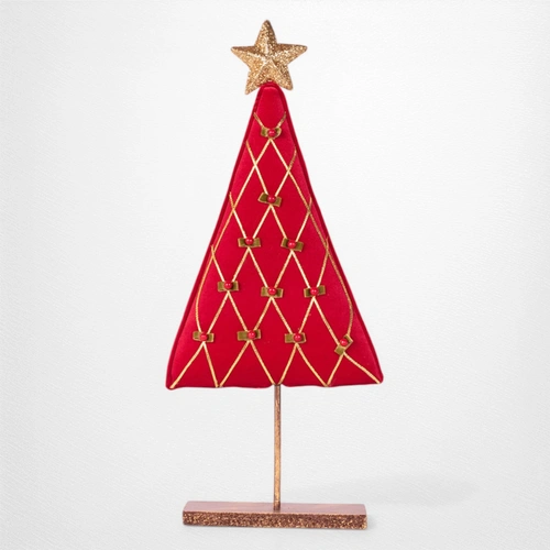 59cm Red Velour Tree
