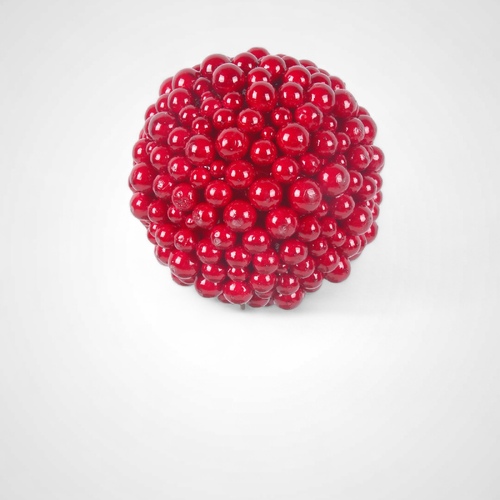 Hanging 12cm Red Berry Ball