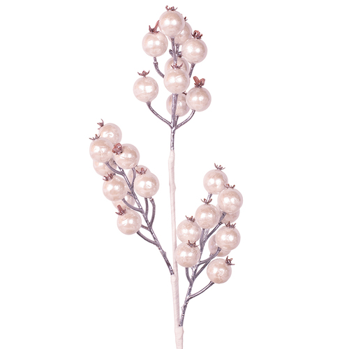 52cm White Berry Pick