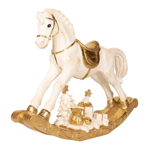 Deluxe Christmas Rocking Horse w/Gift