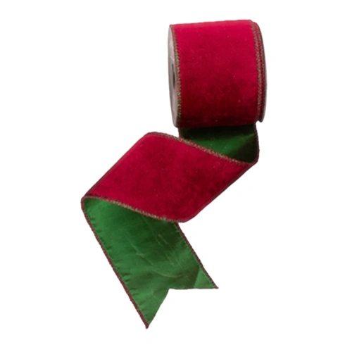 63mm Green & Red Ribbon (C)