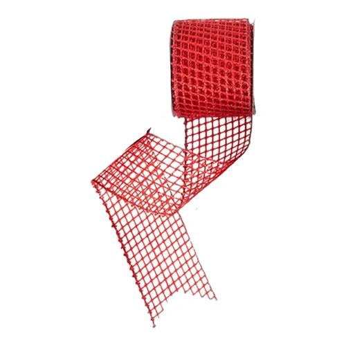 63mm Red Mesh Ribbon 
