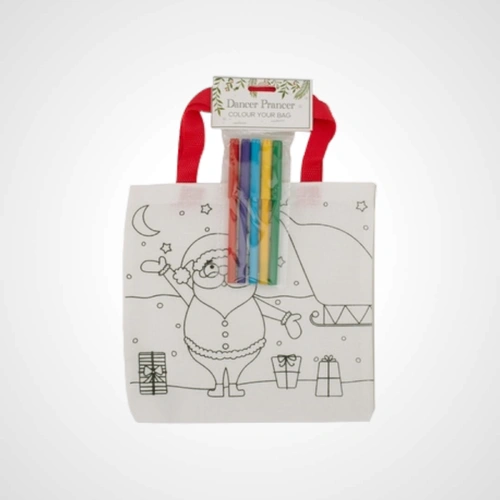 Colour Your Own Christmas Tote Bag(B)-