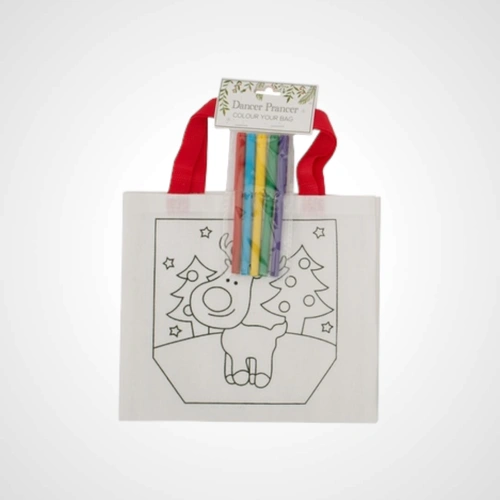 Colour Your Own Christmas Tote Bag(C)