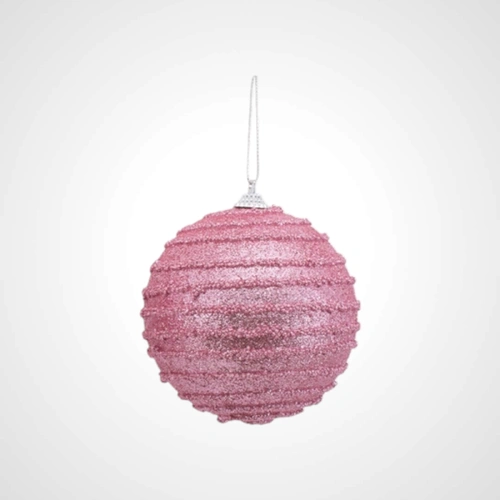10cm Pink Bauble (A) 