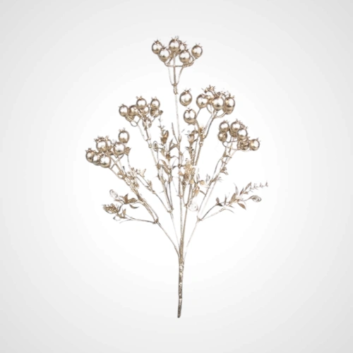 33cm Platinum Berry Bunch (B) 