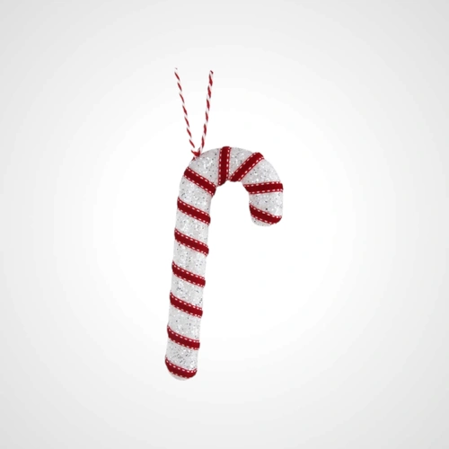 17cm White Candy Cane (B) 
