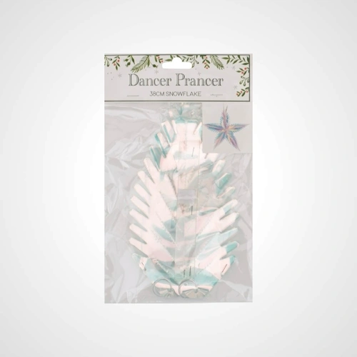 38cm Iridescent Foil Snowflake 