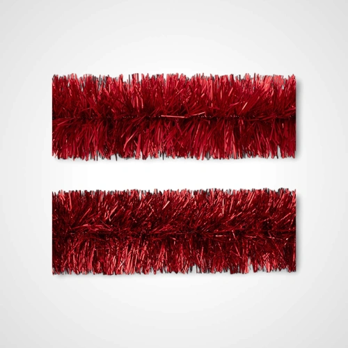 2m Red 10ply Fine Cut Tinsel 